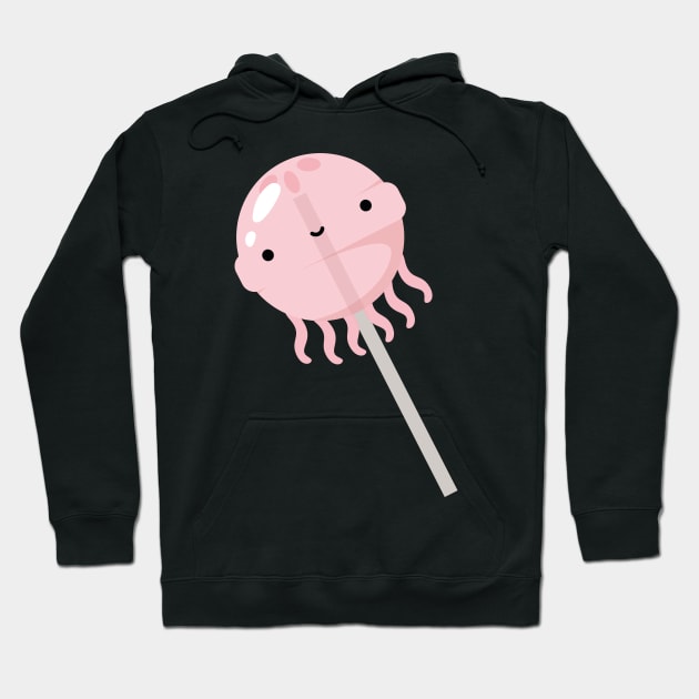 Jellyfish lollipop Hoodie by Nikamii